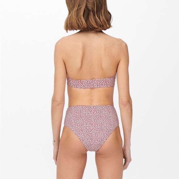 ONLY Bandeau bikini top NEW! large women's bathing suit swim suit strapless - Picture 2 of 13